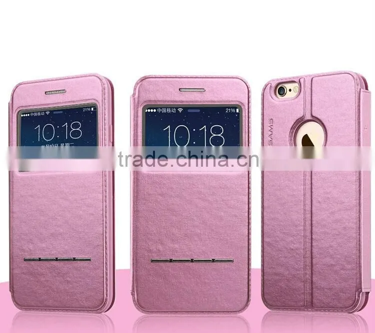 USAMS brand slip smart flip cover for iphone 6 4.7