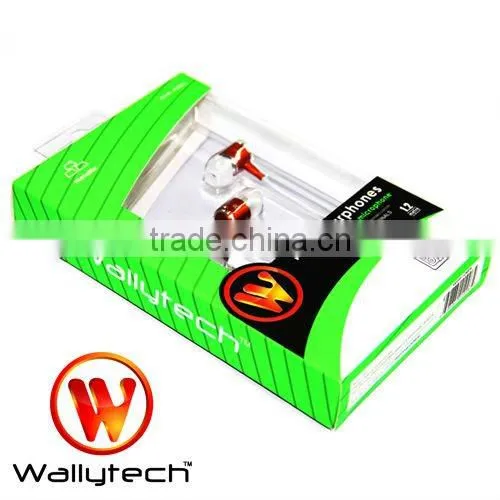 Wallytech Colorful Metallic Stereo in-Ear Earphone