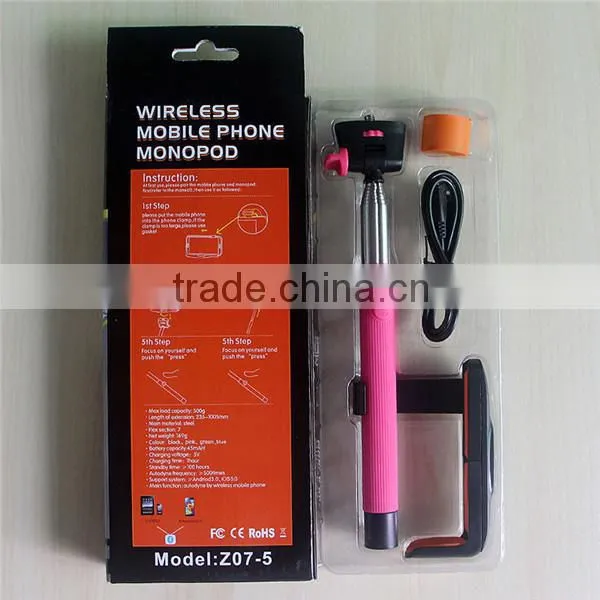 Popular professional mobile phone wireless bluetooth monopod