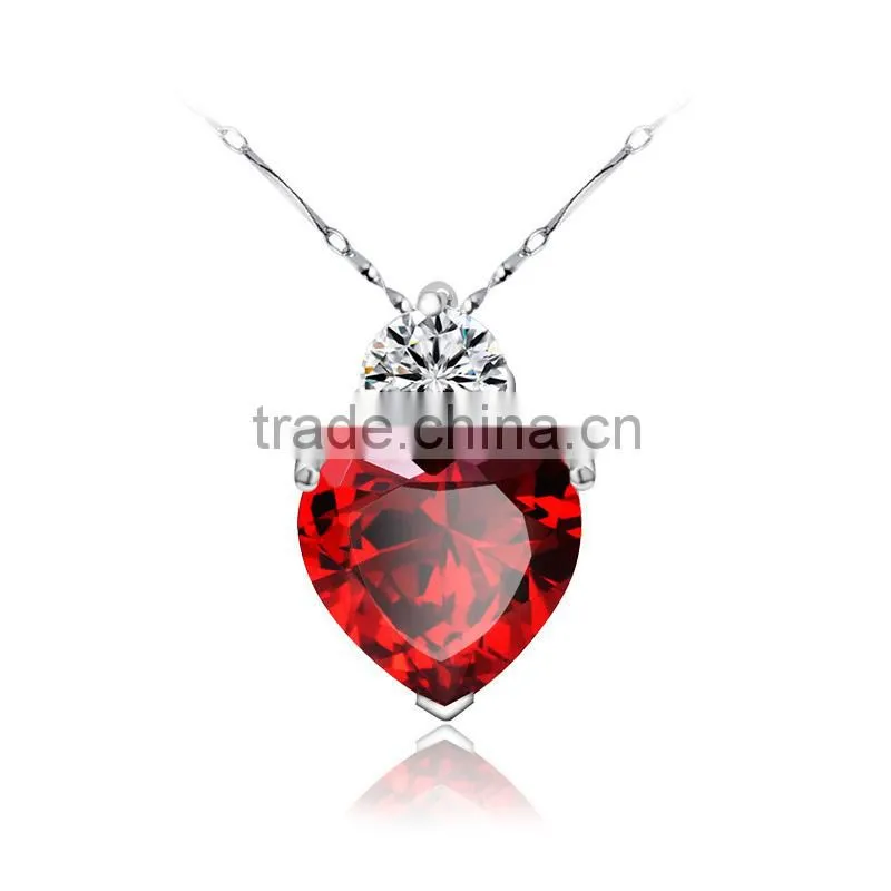 925 sterling silver set, fashion ruby jewelry