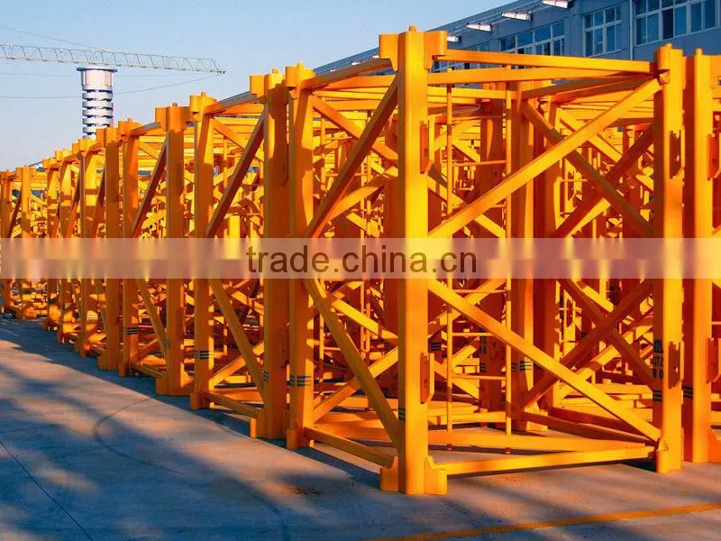 QTZ80A(6010) Tower Crane(2ton-8ton) tower crane operator cabin