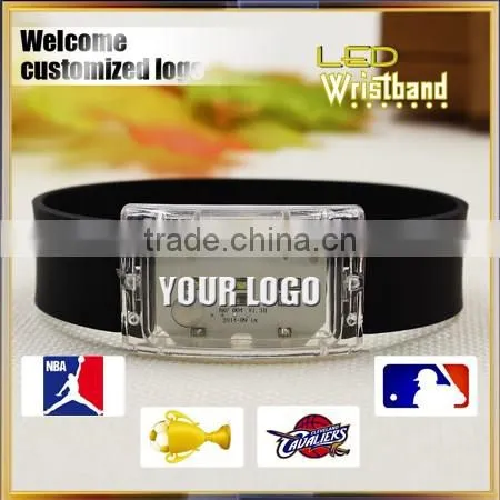 Custom LED Bracelet, LED Wristband for party decoration and concert
