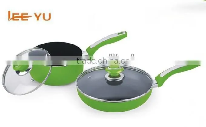 4pcs Cookware Set Sauce Pan & Fry Pan