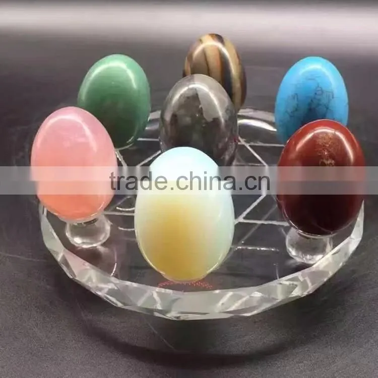 Natural Rock Semi Precious Crystal Stone Chakra Yoni Egg Set