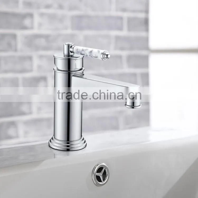 Antique Silver Bronze Basin Tap
