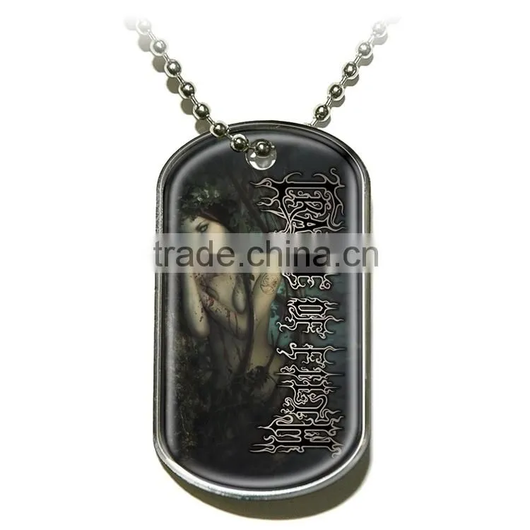 Custom metal printed dog tag