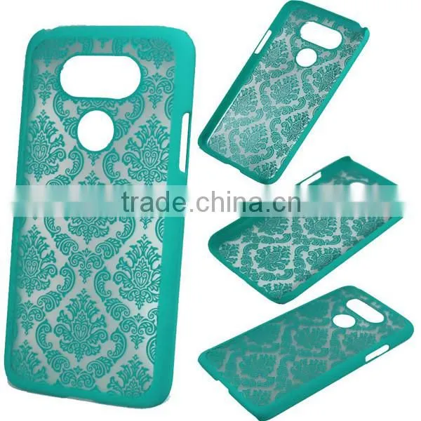 C&T Damask Design Ultra Slim Clear Hard Back Case Cover for LG G5