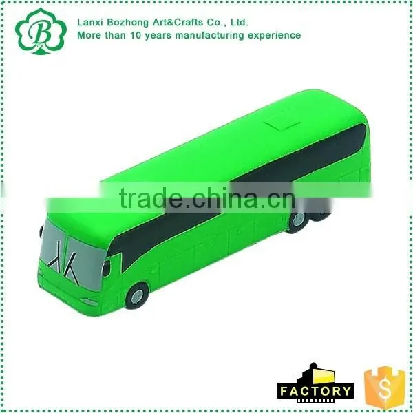 Manufacturer Professional made good quality foam stress car and bus shape ball toys