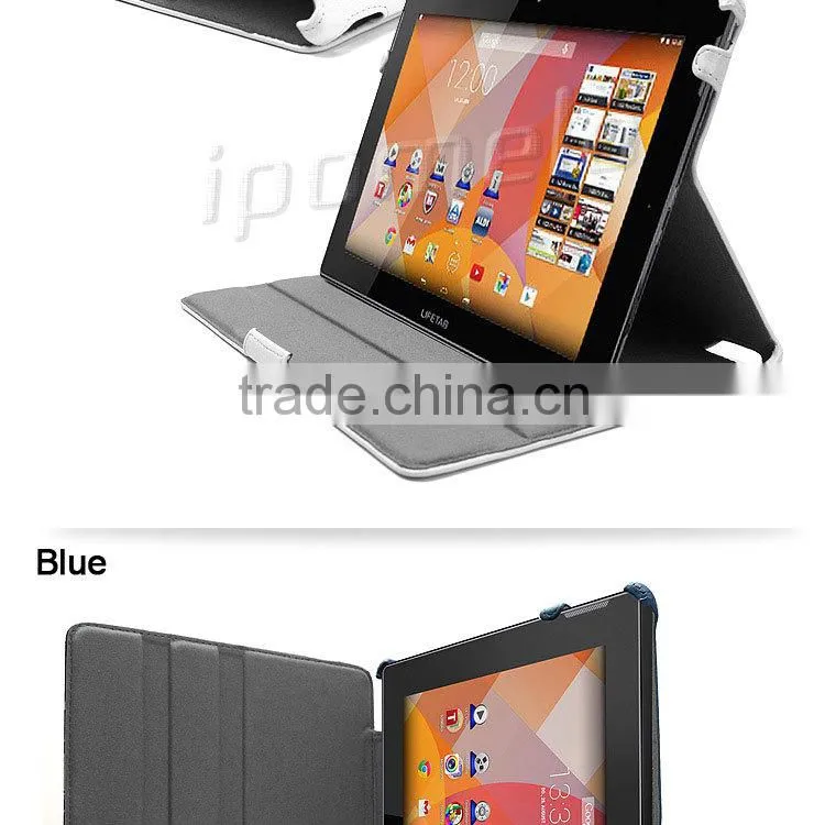 For Medion Lifetab S10334, heat setting leather tablet case for Medion Lifetab MD98811