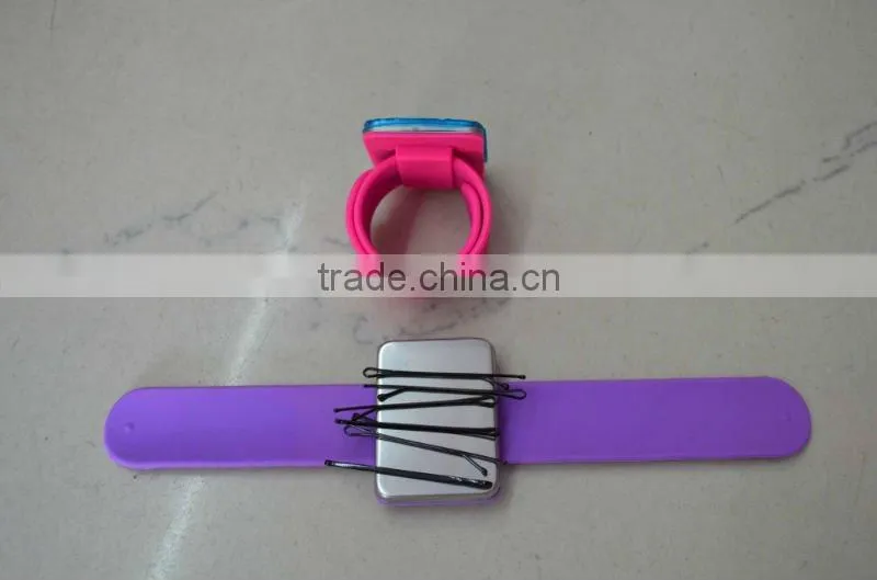 2011new rubber bracelet magnet;silicone magnetic bracelet fashion