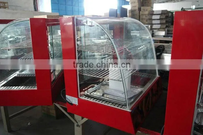WSC-660R Curved glass warming showcase