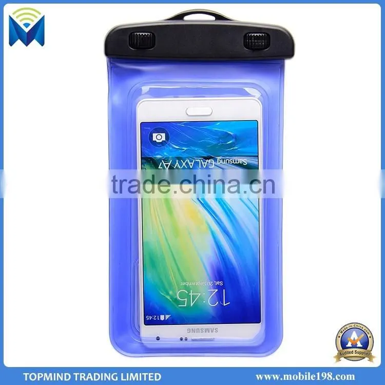 Wholesale mobile phone waterproog bag for swimming with lanyard