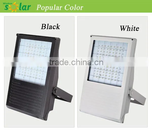 Aluminum 7w solar panel portable led outdoor solar flood light for garage (JR-PB001)