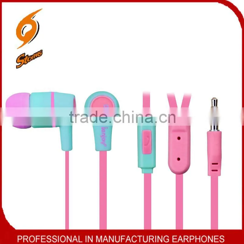 Colorful Gift earphone for mobile phone,latest products,colorful earphone.