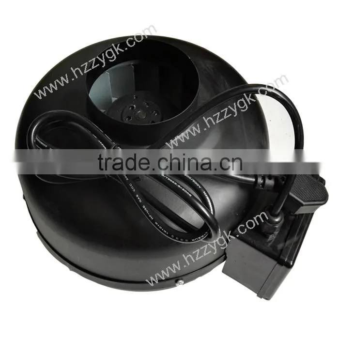 CE, RoHS, FCC,SAA Certificated Greenhouse 6 inch Cast Iron Axial Flow Type Small Ventilation Inline Duct Fan with different size
