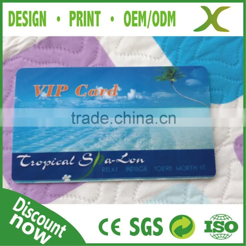 Free Design~~~!!! Membership golden number plastic cards/Plastic VIP card with CMYK printing