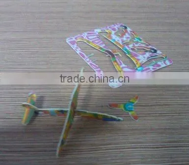 Eco-friendly animal plastic puzzle game card