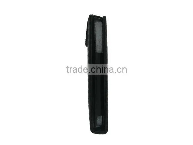 Carbon Fiber Leather Wallet Case with credit card for sony ericsson X12