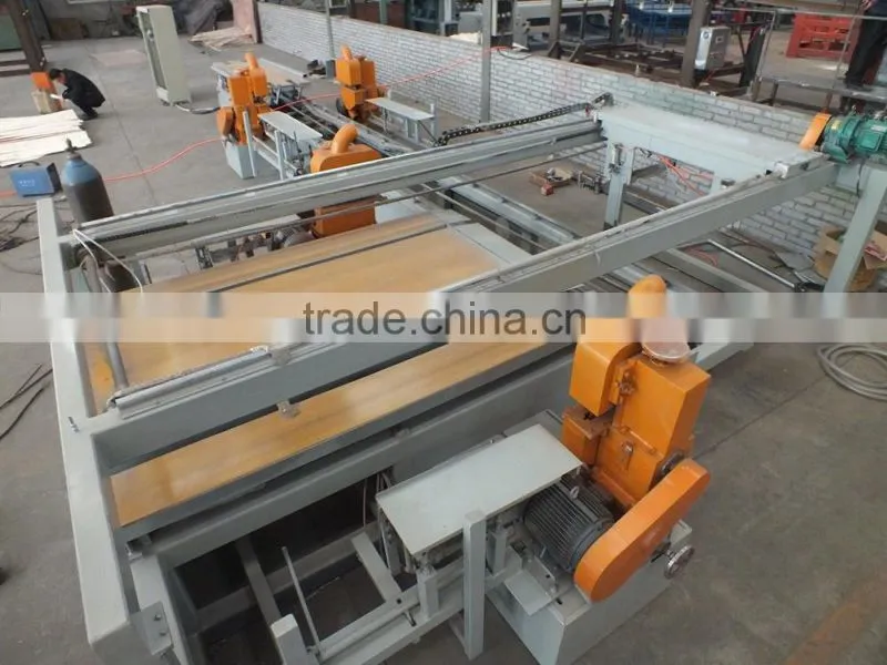 2015 China 4x8 ft quality plywood automatic four sides trimming saw