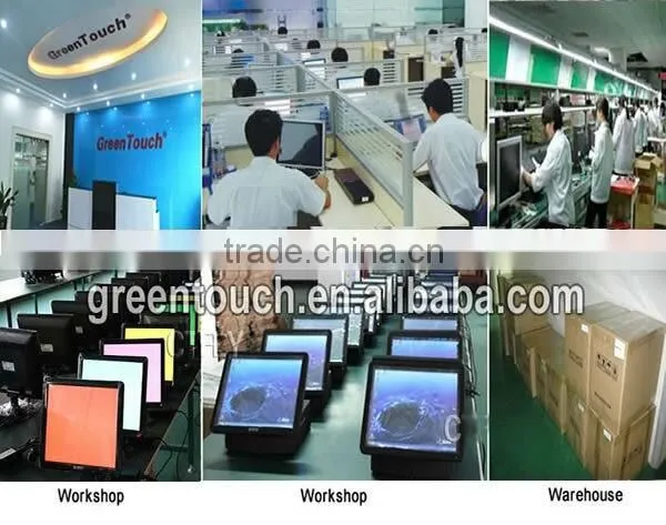 High quality industrial 17inch desktop touch screen monitor