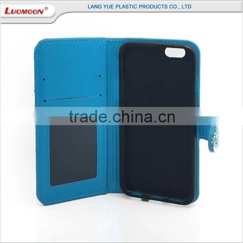 Best Selling Mobile Cell Phone Diamond Leather Case For Sony M5