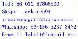 High quality new custom hot stamping hologram sticker on fabricg
