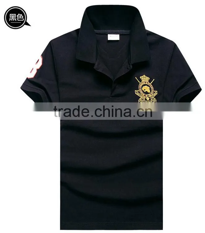 hot sale custom made embroidered logo high quality polo shirt