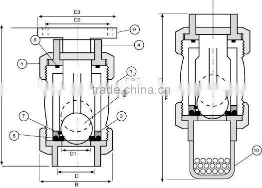 2014 hot sale cobalt alloy valve ball and valve seat/oil well pump valve ball