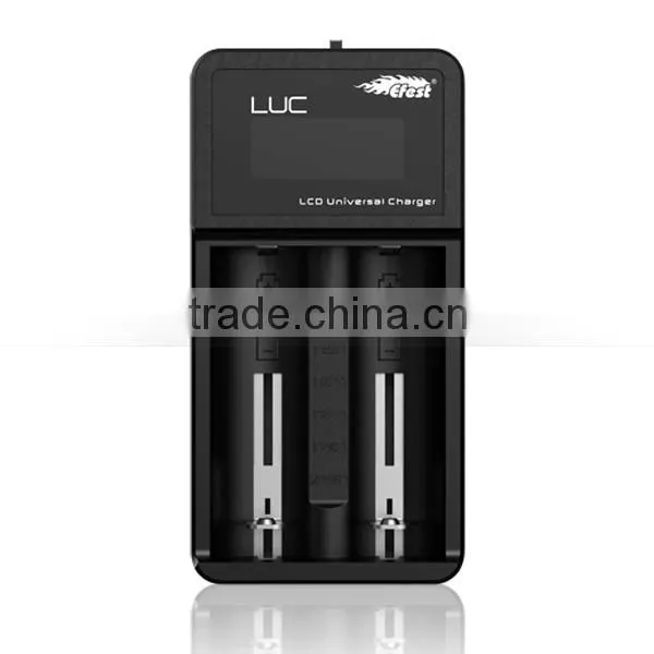 High quality 18650 Universal charger efest LUC V2 2bay IMR li-ion battery charger