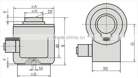 vehicle scale load cell , hopper scale load cell