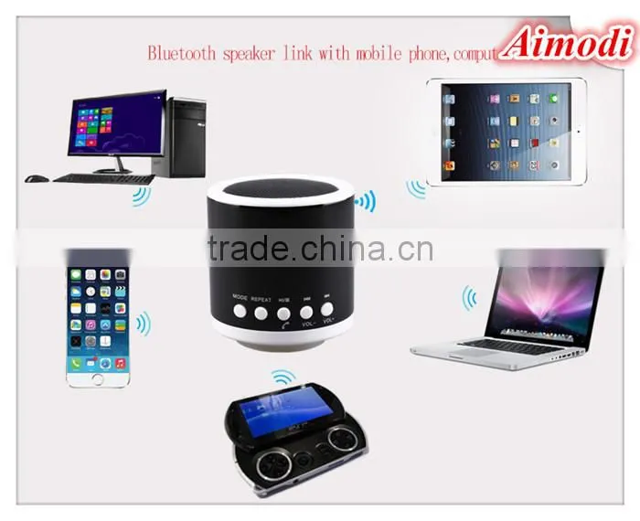 Factory price mini speaker bluetooth connection function outdoor enjoy music Aimodi-MN05BT.T