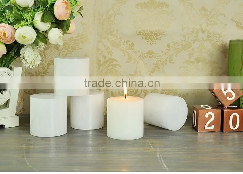 Wholesale Multi-color flameless scented decorative pillar candle
