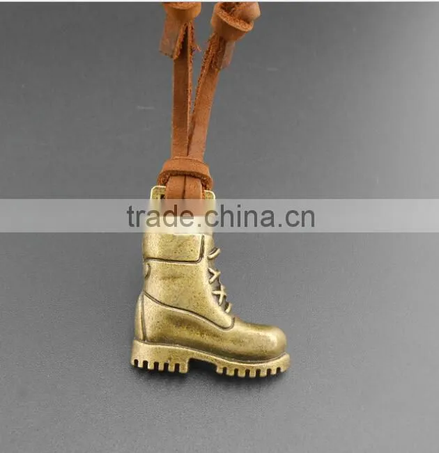 Shoes accessories leather necklace restoring ancient ways