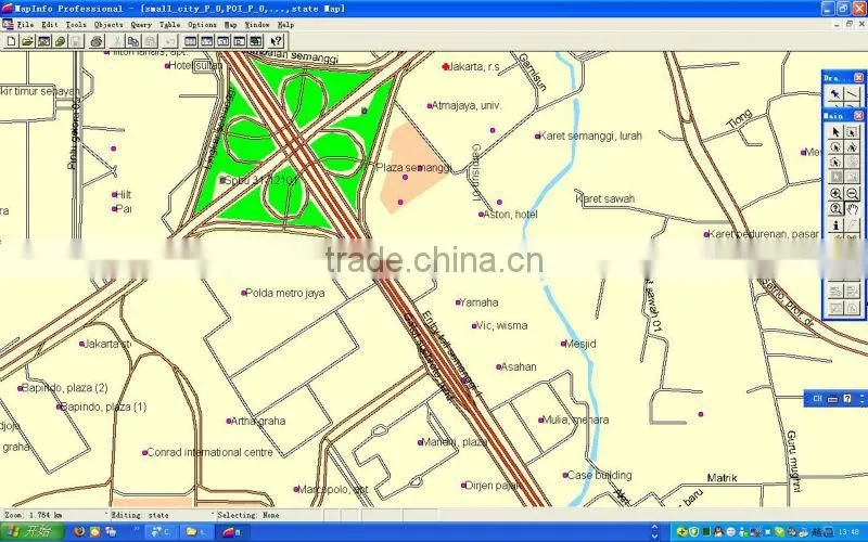 Brazil vector digital mapinfo map