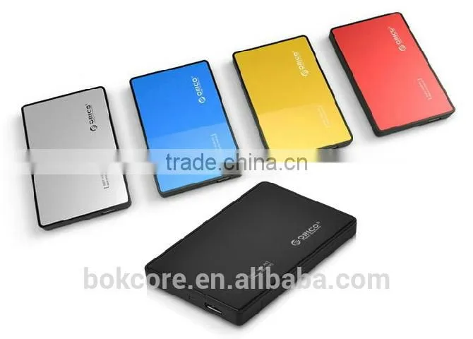 2015 HOT sale case of external hard drive, 2.5" hdd enclosure ,Tool Free Screw-Less 2588US3 USB3.0 2.5-inch