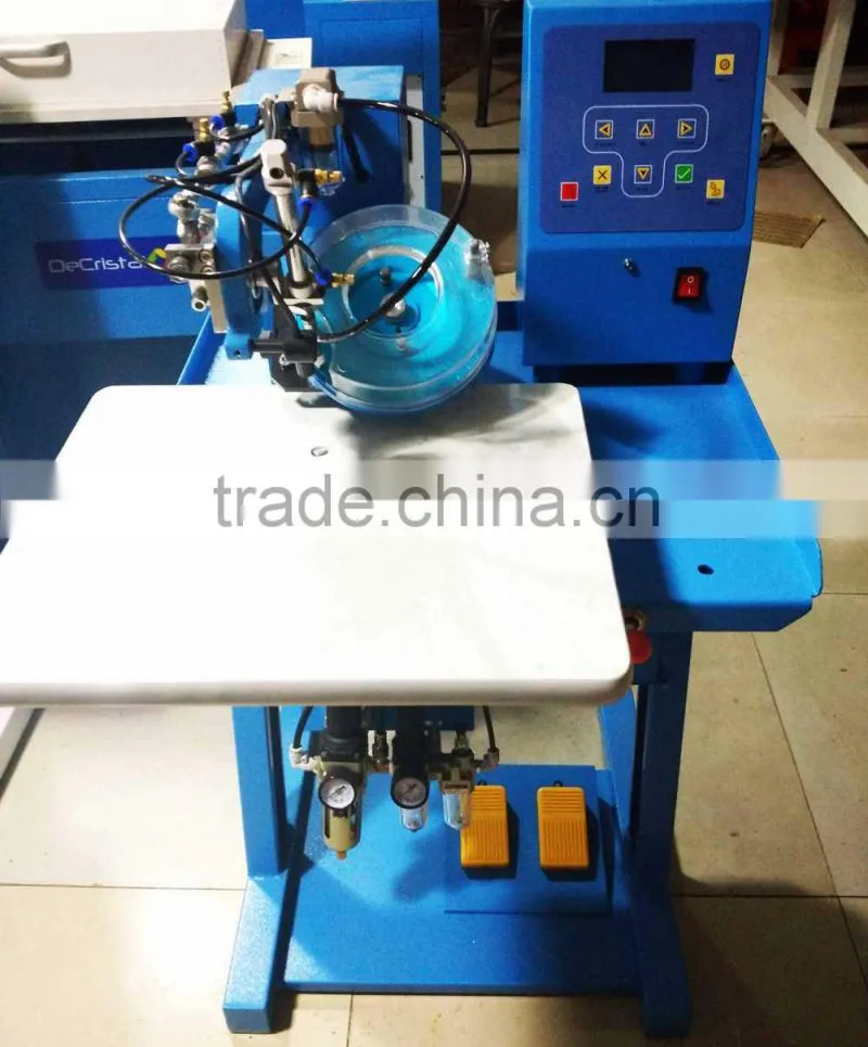 apparel machinery rhinestone hot fix machine with new panel Baofeng