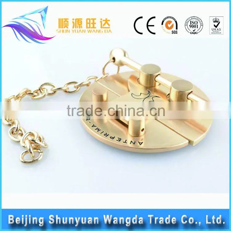 High Quality Customized Brass Lock Metal Bag Buckle for Handbags