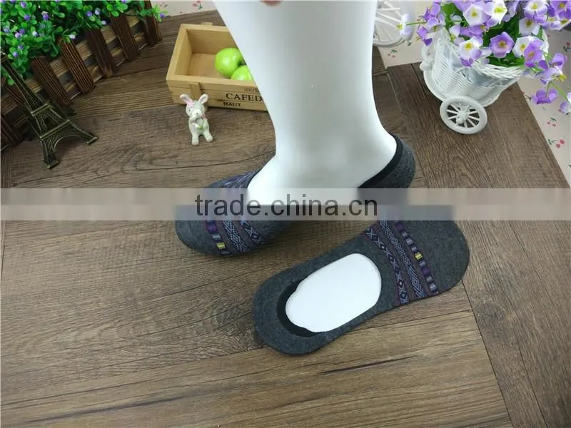 Factory Custom High quality boat new product socks, grey color China classial style