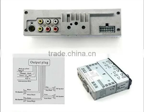 VCAN0739 Detachable front panel Single-Din USB/SD/DVD/CD Auto-radio