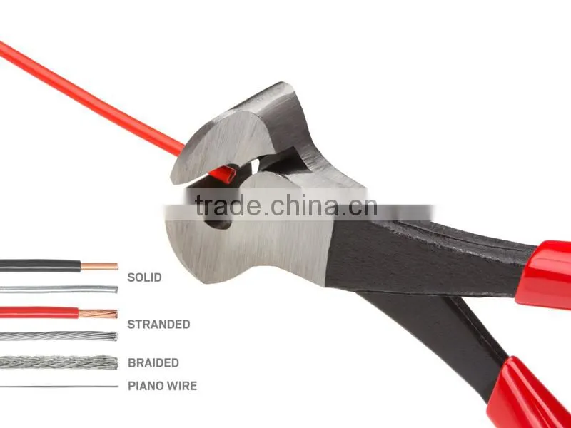 side cutting pliers cutting pliers 8-Inch End Cutting Pliers