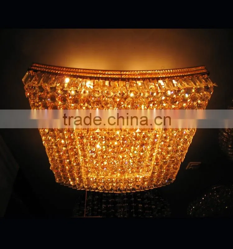 Contemporary dining room crystal ceiling lighting