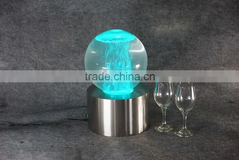 LED Decoration for Desk top with Amazing Color changing bubbles sphere