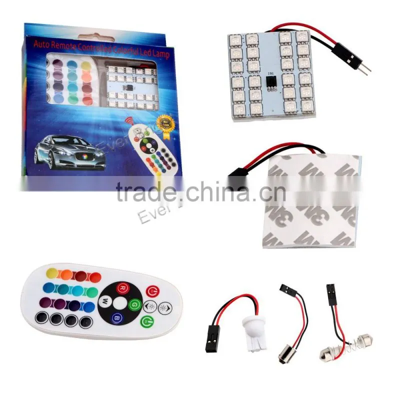 2016 RGB LED light auto remote controlled colorful led panel lighting