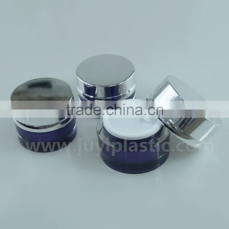 new style acrylic liquid cosmetic bottle with luxury face cream jars