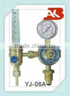 gas regulator with gauge argon regulator