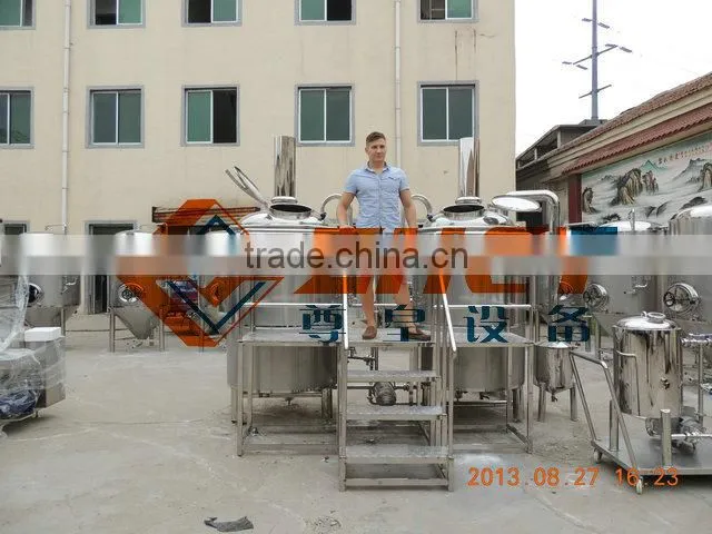 complete beer equipment/brewery system with CE certificate