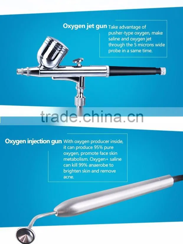 Suitable for all skin types/hydro dermabrasion deep cleaning peel SPA mini salon equipment