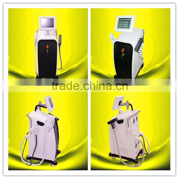 IPL+Elight+RF hair removal and skin rejuvenation 3 Handpieces laser skin machine