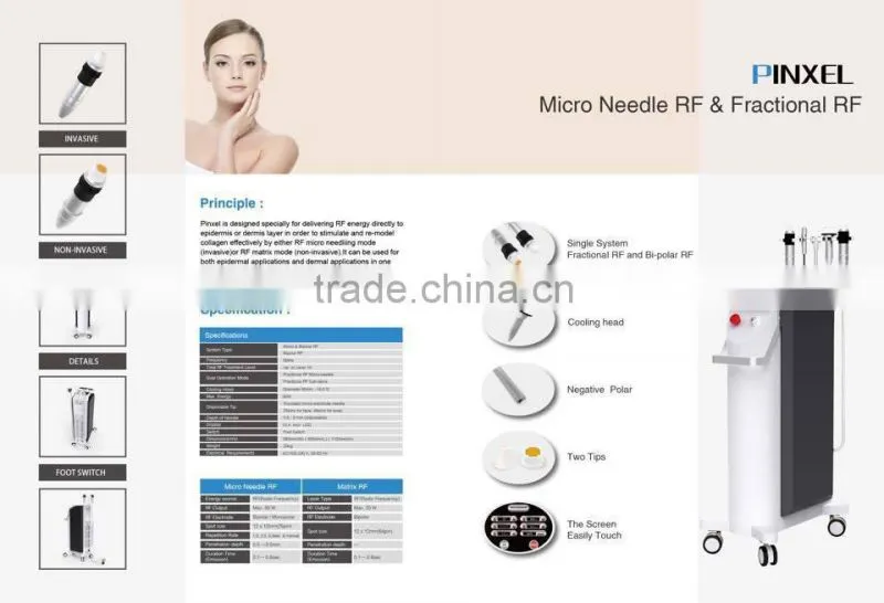 Advanced 2 in 1 Fractional Micro Needle RF Thermagic RF Microneedle for Deep Anti-aging and Wrinkle Removal