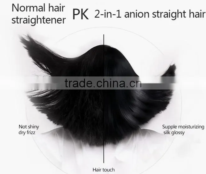 New China hair straightener be evolution can Adjustable temperature and application zig zag hair flat irons hair straightener